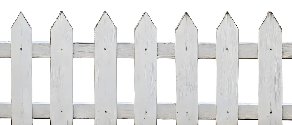 White picket fence installation in Seattle – classic residential fence